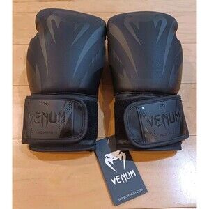 Venum Black Boxing Gloves